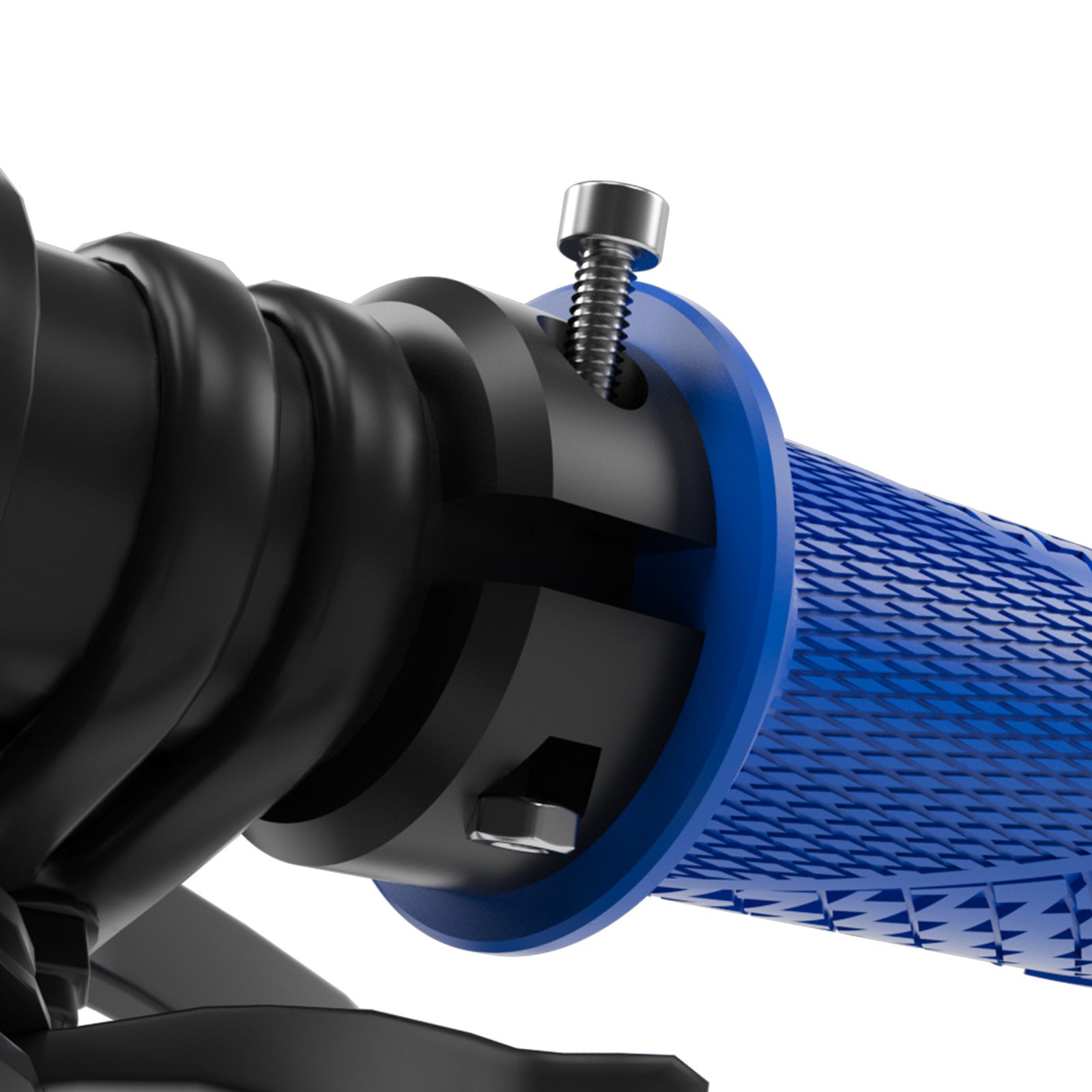 Green Ergonomic Lock-On Bike Grips - Anti-Slip TPR Rubber, Alloy Rings & Plugs for MTB & Commuter Bikes - Image 4