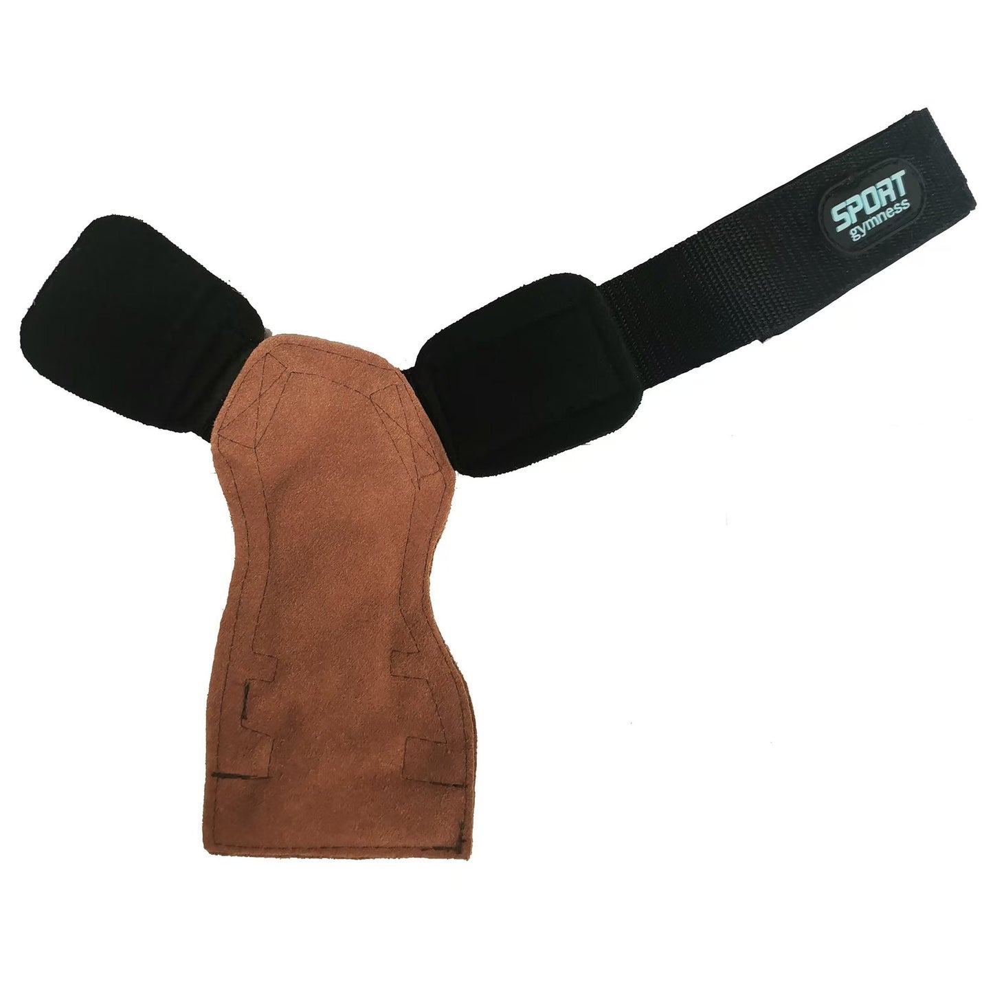 Size S Dark Brown Premium Cowhide Leather Weightlifting Gloves with Wrist Support - Non-Slip Grip, Breathable Fitness Workout Gloves for Gym, WODs, Dumbbells - Image 3