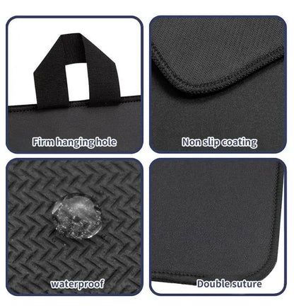 Black Premium Heat Resistant Stovetop Protector Mat - Waterproof, Anti-Slip & Easy Clean Kitchen Guard (42x28cm) - Image 5