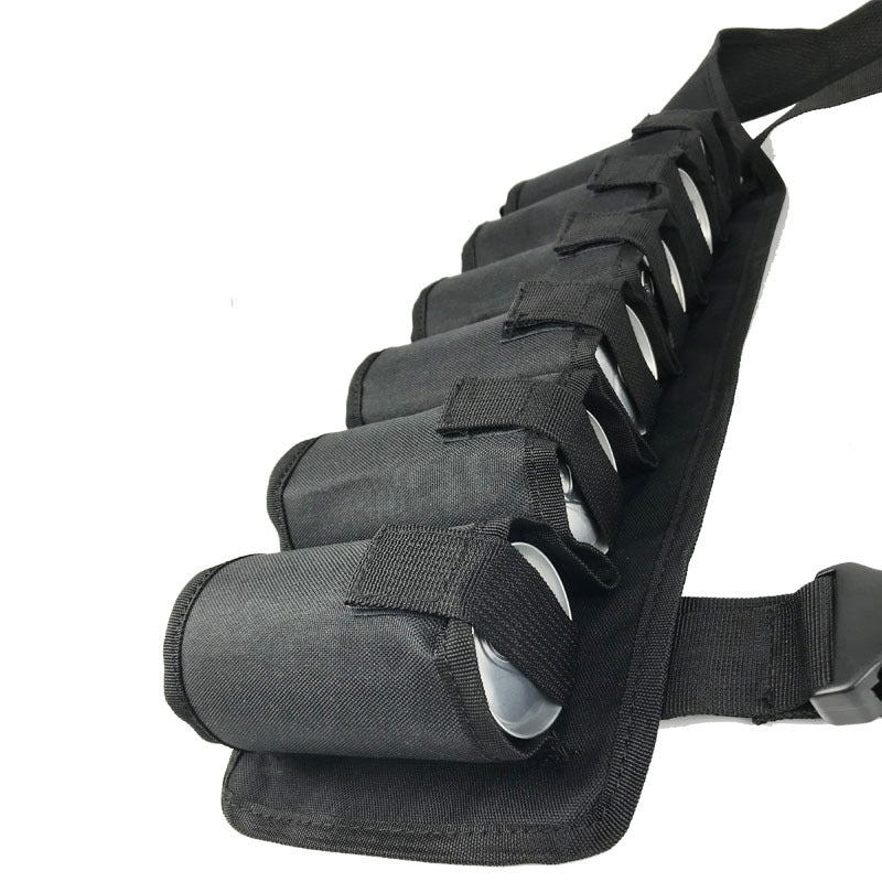 Black Ultimate 12-Can Beverage Carrier Vest - Hands-Free Outdoor Party Backpack - Image 6