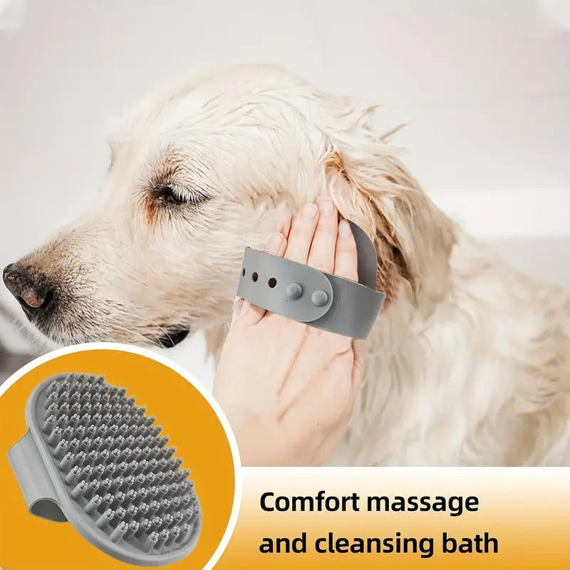 Grey Professional 9-Piece Pet Grooming Kit - DeShedding Brushes, Nail Clippers, Combs & Scissors Set for Dogs, Cats & Rabbits with Storage Bag - Image 3
