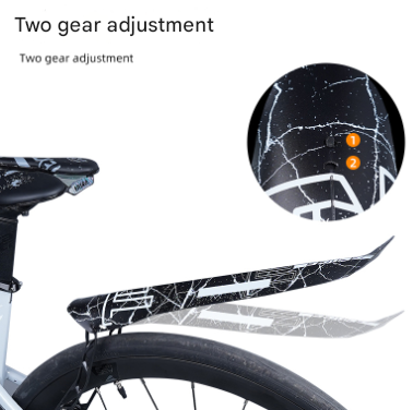 Style A Black Lightweight Bicycle Rear Mudguard - Adjustable PP5 Fender for MTB, Road & Folding Bikes (NOT for V-Brakes) - Image 3