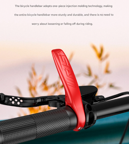 Black Ultralight Ergonomic Bike Bar Ends - High-Strength Composite Horn Grips (22.2mm) - Image 6
