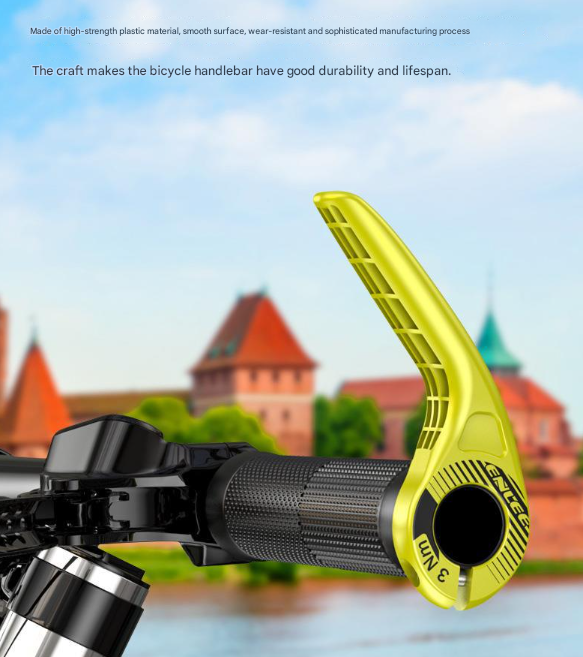 Red Ultralight Ergonomic Bike Bar Ends - High-Strength Composite Horn Grips (22.2mm) - Image 8