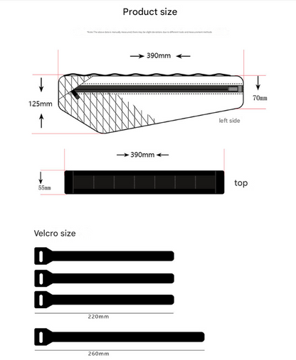 Black and White Waterproof Bicycle Frame Bag - 2.5L Slim Top Tube Storage Pouch for Cycling Essentials - Image 3