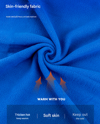 Blue Versatile Double-Sided Fleece Bag Liner - Lightweight & Portable Travel Blanket for Camping & Outdoors - Image 4
