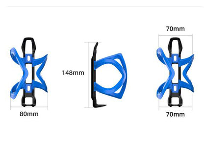 Red Ultra Lightweight Road & Mountain Bike Water Bottle Cage - 39g Polycarbonate + Glass Fiber, Fits Most Bottles - Image 5