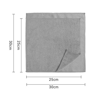 Black Premium All-Purpose Microfiber Cleaning Cloths (20-Pack) - Ultra Absorbent Grey Towels for Car, Kitchen & Home - Image 2