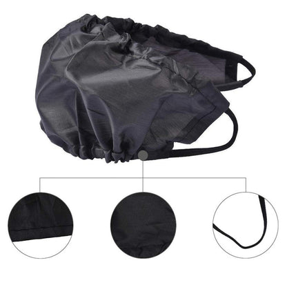 5 Pcs Black Men's Reusable Beard Guard Bib - Protective Beard Cover for Eating and Sleeping - Black Beard Bonnet Apron - Image 3