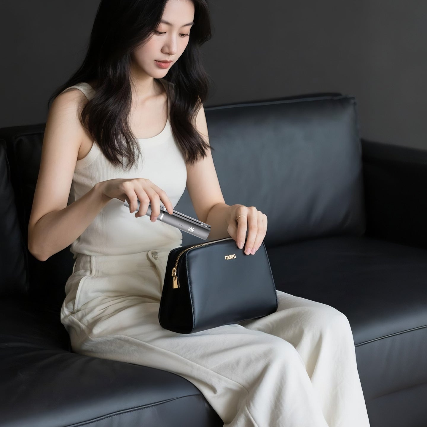 Purple Compact Cordless Hair Straightener - Portable 2-in-1 Mini Flat Iron, USB-C Rechargeable for Travel & Touch-ups - Image 7