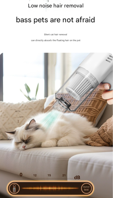 White 2-in-1 Cordless Handheld Vacuum and Air Blower - Portable & Lightweight Cleaner for Car, Home, and Pet Hair - Image 6