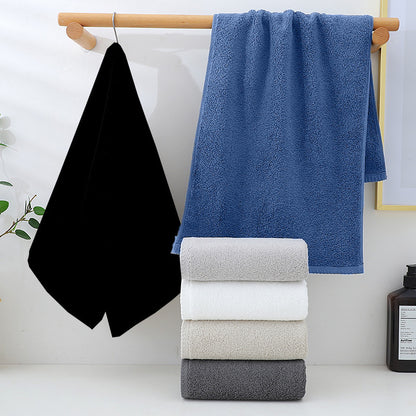 Light Grey Plush Cotton Hand Towel Set (4-Pack) - Ultra Soft, Absorbent & Quick-Drying Face Towels for Bathroom - Image 2
