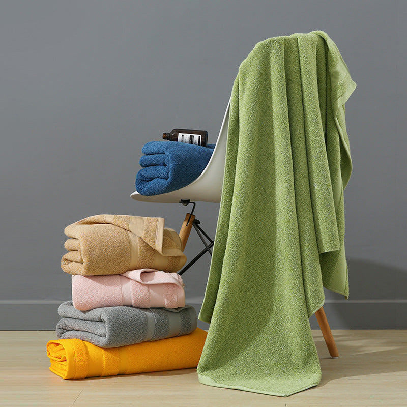 Grey Premium 3-Piece 100% Cotton Towel Set - Ultra Soft, Absorbent & Quick-Dry for Bathroom - Image 2