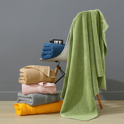 Grey Premium 3-Piece 100% Cotton Towel Set - Ultra Soft, Absorbent & Quick-Dry for Bathroom - Image 2