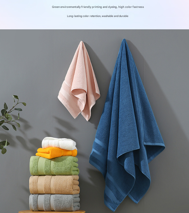 Brown Premium 3-Piece 100% Cotton Towel Set - Ultra Soft, Absorbent & Quick-Dry for Bathroom - Image 6
