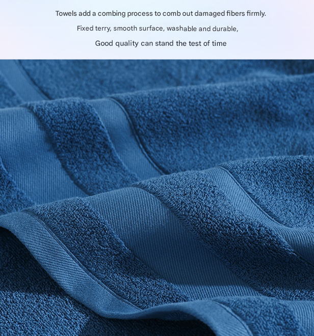 White Premium 3-Piece 100% Cotton Towel Set - Ultra Soft, Absorbent & Quick-Dry for Bathroom - Image 5