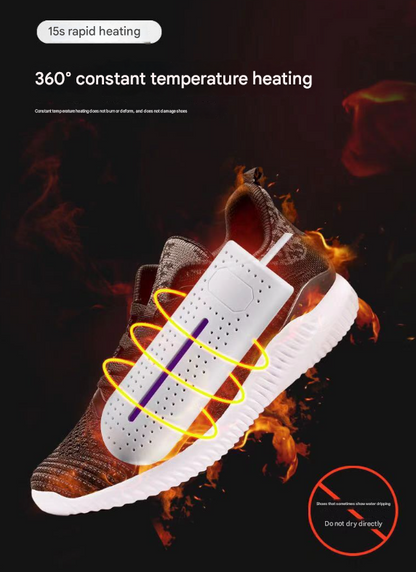 Pink Portable USB Shoe Dryer & Deodorizer - Constant Temperature Electric Boot Warmer with UV Sanitizer - Image 4