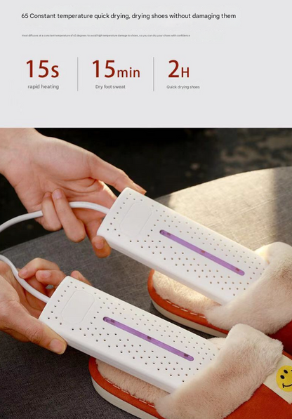 Pink Portable USB Shoe Dryer & Deodorizer - Constant Temperature Electric Boot Warmer with UV Sanitizer - Image 7