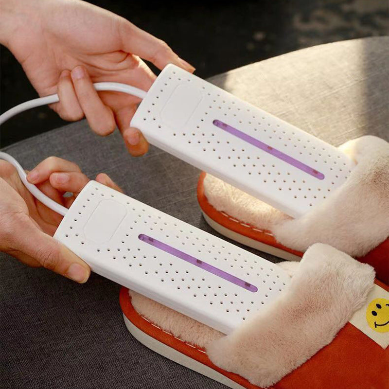 Blue Portable USB Shoe Dryer & Deodorizer - Constant Temperature Electric Boot Warmer with UV Sanitizer - Image 2