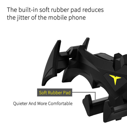 Black Creative Bat-Style Gravity Car Phone Mount - Secure Air Vent Holder with 360 Rotation - Image 8
