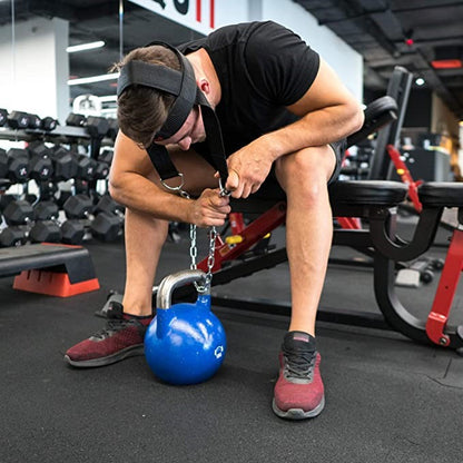 Adjustable Neck Harness with Chain for Strength Training and Rehabilitation - Image 3