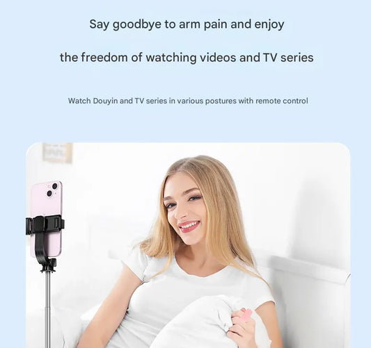 2-Piece White Bluetooth Video Controller - 3-Button Remote for TikTok and Page Scrolling - Image 3