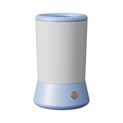 Blue-white Portable Dog Paw Cleaner - Gentle Silicone Pet Foot Washer Cup for Muddy Paws