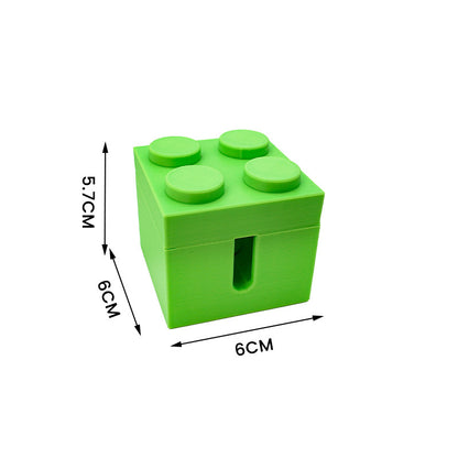 Playful Building Block Desk Cable Holder - Creative Cord Organizer Tidy, 2-Pack - Image 5