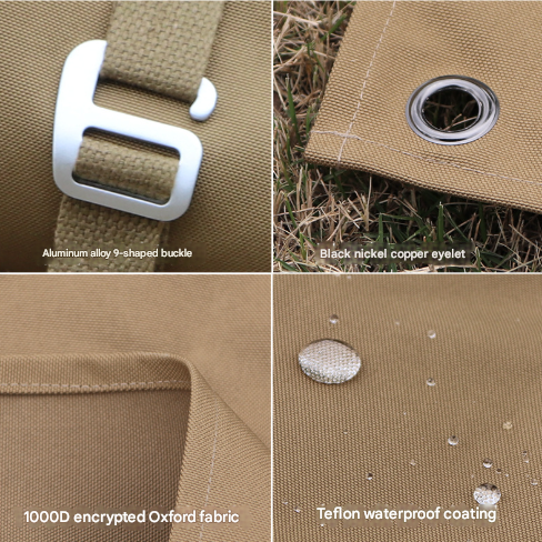Kahaki Thick Waterproof Ground Mat - Durable Oxford Fabric Tent Pad - Image 2