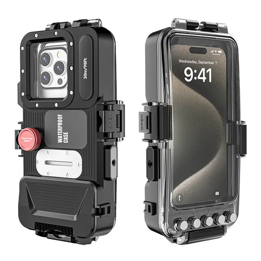 Universal 30m Bluetooth Diving Case for Apple & Samsung - Deep-Water Waterproof Phone Protector