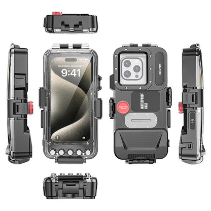 Universal 30m Bluetooth Diving Case for Apple & Samsung - Deep-Water Waterproof Phone Protector - Image 3
