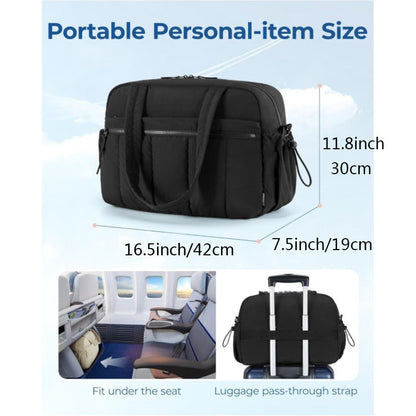 Green Spacious Travel Duffel Bag - Large Capacity Sports & Fitness Tote with Toiletry Bag, Compartments & Single Shoulder Strap  - Image 4