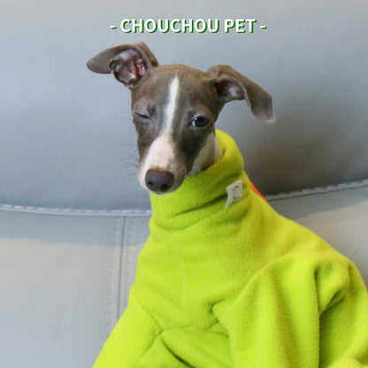M Adorable Dinosaur Fleece Dog Jumpsuit - Warm Winter Pajamas for Whippets & Italian Greyhounds - Image 3