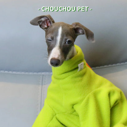 XL Adorable Dinosaur Fleece Dog Jumpsuit - Warm Winter Pajamas for Whippets & Italian Greyhounds - Image 3