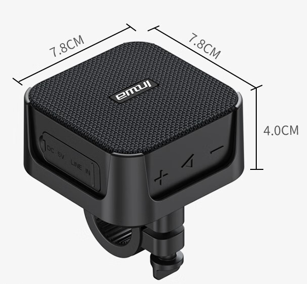 Rugged Portable Bike Bluetooth Speaker - Waterproof Outdoor Sound System with Mount - Image 6