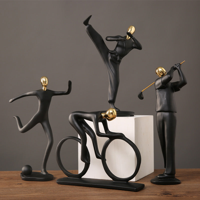 Collectible Sports Figurine Blind Box - Modern Resin Athlete Statue for Home Office Decor - Image 2