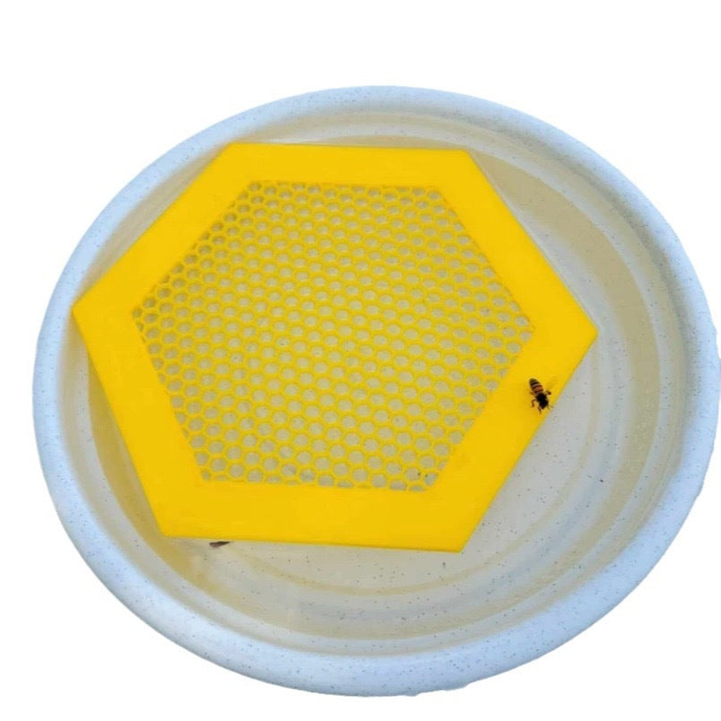 2PCS S 180x160x3mm Yellow Floating Bee Saver Waterer - Safe Drinking Platform for Garden Ponds & Bird Baths - Image 2