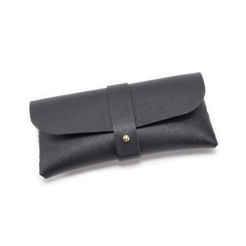 3-Piece Red Chic & Sleek PU Leather Soft Eyeglass Case - Protective Pouch for Sunglasses & Reading Glasses - Image 2