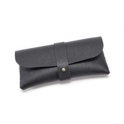 3-Piece Red Chic & Sleek PU Leather Soft Eyeglass Case - Protective Pouch for Sunglasses & Reading Glasses - Image 2