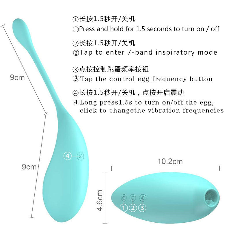 Green PulseWave Waterproof Clitoral Sucker & Vibrating G-Spot Teaser - 7 Suction Modes, USB Rechargeable - Image 4