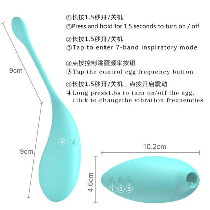 Green PulseWave Waterproof Clitoral Sucker & Vibrating G-Spot Teaser - 7 Suction Modes, USB Rechargeable - Image 4