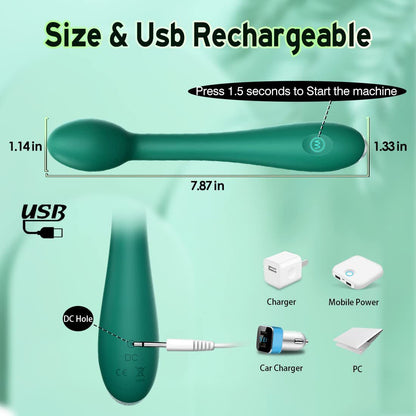 Black G-Spot Vibrator with 12 Vibration Modes - Unisex Pleasure Toy - Image 4