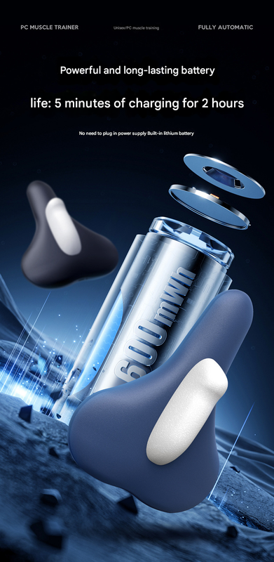 Blue Advanced Electric Kegel Trainer - Unisex PC Muscle Exerciser - Image 3