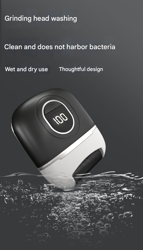 Green Smart Digital Electric Foot File - Automatic Dead Skin Remover - Image 4