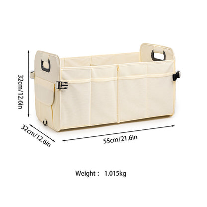 Black Car Storage Box - Foldable Waterproof Trunk Organizer - Image 4