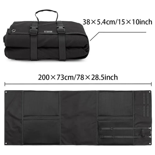 Khaki Portable Tactical Shooting Mat - Lightweight Roll-Up Ground Pad for Outdoor Range & Hunting - Image 2