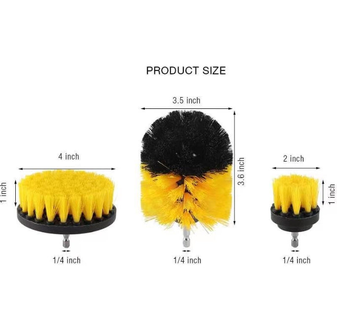 26-Piece set Ultimate Car Detailing Kit - Drill Brush & Polishing Pad Set for Car Interior, Wheels, and Exterior Cleaning - Image 4