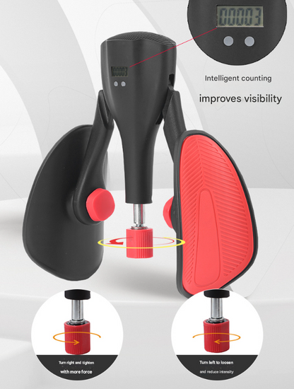 Black Smart Kegel & Thigh Trainer with Digital Counter | Adjustable Resistance Pelvic Floor Strengthener for Home Workouts - Image 3