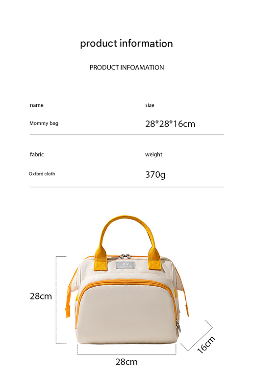 Khaki Versatile 3-in-1 Nappy Bag | Convertible Backpack, Tote & Crossbody with Insulated Pockets - Image 7