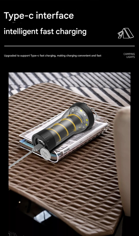 Vintage Lighthouse LED Camping Lantern | 5-Mode Rechargeable Light with Tripod - Image 4
